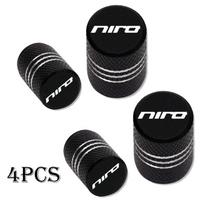 For KIA NIRO Car Wheel Tire Valve Caps Tyre Stem Covers Airdust Waterproof Accessories Decoartion Dust Protection Cover