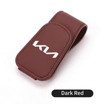 Car Sunglasses Holder Magnetic Portable Ticket Card Clip Auto Accessories For KIA Stinger Optima Cerato Soul Venga Forte Spectra