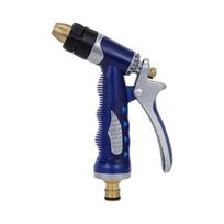 High Pressure Metal Water Spray Gun Full Copper Nozzle Adjustable Flow Control for Car Washing Garden Watering and Household Use One Size