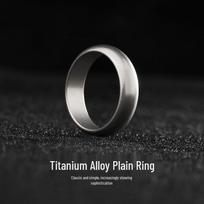 Men's Hypoallergenic Titanium Fidget Ring – Cool English-Chinese Design, Alternative Jewelry Gift Souvenir 21mm Large