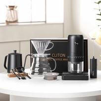 CLITON Hand Coffee Grinder and Pour Over Set