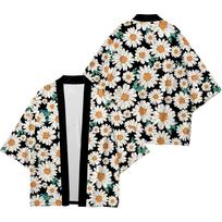 Vyriški Japonijos anime drakono rašto kimono megztiniai vyriški tradiciniai japoniški drabužiai plius dydžiais margintas paplūdimio paltas XXS