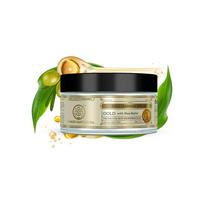 KHADI NATURAL Auksinis žolinis veido masažo kremas su taukmedžio sviestu, 50g X 3 vnt. pakuotė beige