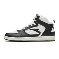 Anta Little Zero Sense Panda Comfortable Versatile Non-Slip Wear-Resistant Lightweight Increased Height Mid-Top Skate Shoes 912448084-4 41