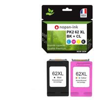 Ink cartridge - NOPAN-INK - 62XL - 2 pieces - Compatible HP - Inkjet Black/Color