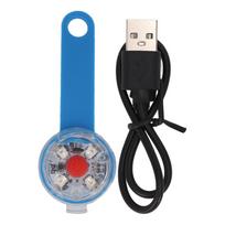 LED šunų antkaklio šviesos pakabukas TPU ABS IPX7 atsparus vandeniui 3 šviesos režimai USB įkraunamas šunų saugos žibintuvėlis augintinio krepšiui dviračiui