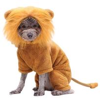 Naminių gyvūnų šunų drabužiai Katės animacinis filmas Liūtas Tigras Zebras Leopardas Apranga Helovino Cosplay Hoodies Kostiumas Ruduo Žiema Šunų vakarėlio drabužiai M