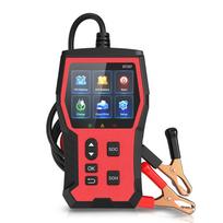 Auto Accessories 12V 24V LCD Digital Display Car Battery Tester Diagnostic Tool BT207 Cloud Print Intelligent Digital Automotive Battery Detector Black Red