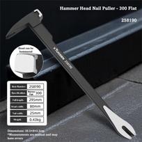Heavy Duty Multifunctional Nail Puller V Shaped Non-Slip Nail Remover Steel Durable Cats Paw for Home Woodworking Tools