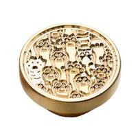 Lovely Seal Wax Stamp Replacement Cute Cartoon Character for Girls Scrapbooking Wax Seal Stamp Brass Head top sale
