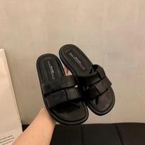 Women's Summer Flat Sandals Fashion Open Toe Slide Slippers 36-37