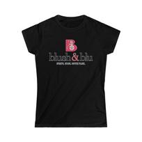 Blush & Blu Denver Lesbian Dyke Bar Women's Softstyle Tee Colorado LGBTQ Gay S
