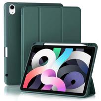 For iPad A16 11th 10th 9th 8th Air 4th 5th Generation 10.9 inch Pencil Holder Case iPad Pro 11 12.9 13 inch Tablet Funda Cover Mini6- Mini7 A17 Pro tamsiai žalia spalva