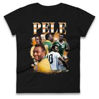 Pele Women's T Shirt Mens Tops Tees Unisex 4XL