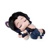 Genuine Gacha Scale Model Demon Slayer Sleeping Position Doll Cute Tabletop Decor Tomioka Giyuu Action Figure Playthings