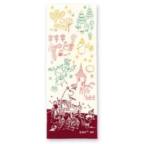 Moomin Hand Towel Moomin Mama Doodle Design 33 x 90 cm Made in Japan 51015 Miyamoto-towel (Tenugui) - & - Approx. - -