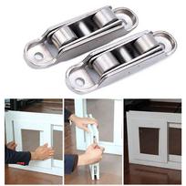 Durable Sliding Door Fittings Door Sliding Roller 80/88 Type Stainless Steel Window Pulley Silent Door Fittings Slot Wheel 2