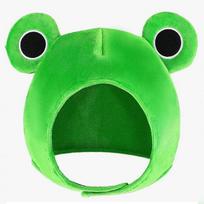 New Frog Prince Women's Plush Hat in Green - Perfect Halloween Costume Prop