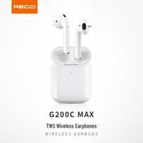 Recci G200C Active Noise Cancelling Semi-In-Ear Wireless Earbuds G200C balta