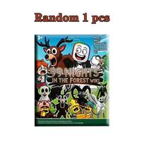 Siaubo 24 vnt./rinkinys anime 99 Naktys Miške Figūrėlės Žaislai Statulėlė Maišelio Išėmimo Kortelė 99 Naktys Žaidimo Papildomi Žaislai Dovana black