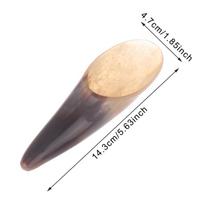 Natural Buffalo Horn Gua Sha Board No Stress Scraping Massage Tool Spa Health Care Massager