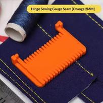 New Sewing Guide Template For Consistent Stitches Spacing Precision Sewing Tool For Fabric Embroidery Leather Craft oranžinė
