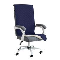 Anti-slip Office Chair Cover Mat Long Size Dust Protection Office Chairs Pad Elastic Strap Computer Chair Mat Armchair Slipcover tamsiai mėlyna spalva