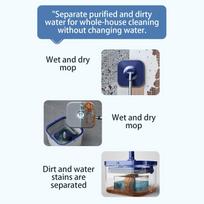 Spin Mop And Bucket Set Adjustable Handle Non-Slip Grip Household Cleaning Mop With Bucket For Living Room Kitchen Bedroom China Mainland