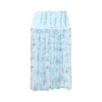 Romantic Butterfly Mesh Table Runner Multi-color Semi-Transparent Gauze Tablecloth Decorative Long Table Runner Table Decor mėlyna