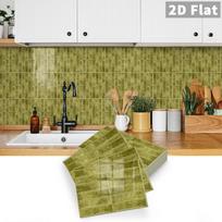 Peel-and-stick splash-proof wall decals, 20-pack, 9×6.7 inches, suitable for kitchens, bathrooms, and walls (as the picture,20pcs)