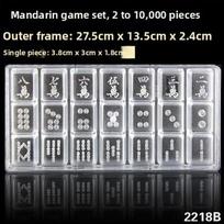 Mahjong  Baking Tool Thirteen Aces Mahjong Cake Decoration Kitchen Cooking Utensils BBQ Baking Tools DIY Molds