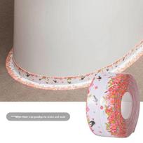 Waterproof Batoom Mosaic Adhesive Stiers Kitchen Sink Oil Proof Toilet Full Glue Mold Proof Window Sill Tile  Cover (as the picture,1.6m rolls)