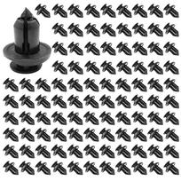 Auto Fasteners Rivets Clips 10mm Door Panel Fender Liner Retainer Clip Black Auto Bumper Fender Buckle Rivet Push Clips Retainer