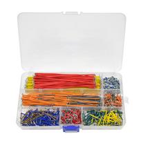 140/560/840 Jumper Wire Kit with Clear Box Breadboard Jumper Wires U Shape 14 Lengths for PCB Bread Board Prototyping Circuits