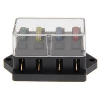 4 Way Circuit Standard Blade Disaster Box 12V/24V 4 Way Blade  Box Block Holder Vibration Resistant China Mainland