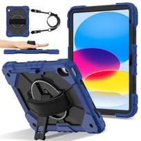 Heavy Duty Shockproof Case for iPad A16 10th 789th 10.2 6th 9.7 Hard Sturdy Protective Case with Crossbody Strap Kickstand Cover iPad 10th