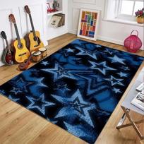Stars Printing Rug Green Area Rug Soft and Machine Washable Living Room Rug Cute Simple Design Carpet for Bedroom 50X80CM