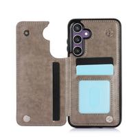 Case for Samsung Galaxy S26 S25 S24/S23/S22 Ultra Flip Wallet Flower Cases Leather Stand with Card Holder, Double Magnetic Clasp For Galaxy S22