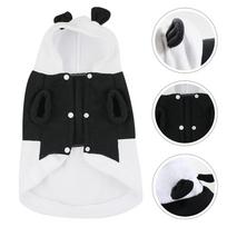1Pcs Panda Shaped Costume Dog Clothes for Small Dogs Autumn Winter Pet Clothes Comfortable Easy Wear Soft Polyester Pet Costume S