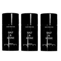 Salt  Stone Unisex Black Oud Extra_strength Aluminum-free Deodorant  Black 1pcs