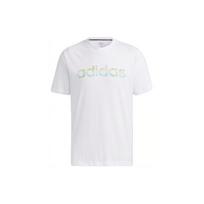 adidas neo Tie Dye Logo Printing Sports Round Neck Short Sleeve White Men's GP4876 XXL