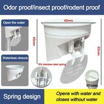 Anti-leak Toilet Flange Ring Automatic Closing Odor-resistant Closestool Sealing Bowl Replacement Toilet Repairing Parts