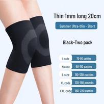 Knee Warmers for Cold Protection: Velvet Sports Sleeves for Men & Women - Ideal for Elderly in Autumn & Winter