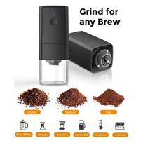 T02C!Portable Coffee Grinder -Small Electric Coffee Bean Grinder - Rechargeable Espresso Grinder With Multi Grind Setting balta