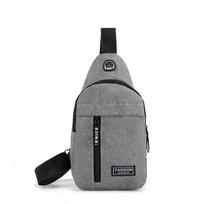 Multifunctional Small Backpack, Men's Crossbody Bag, Sports Shoulder Bag, Casual Chest Pack, Suitable for Daily Commuting, Camping, Traveling pilka