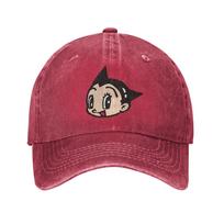 Astro Boy Unisex Women Baseball Caps  Distressed Cotton Caps Hat Fashion Outdoor Activities  Adjustable Headwear One Size