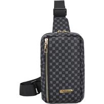 Chic Stylish Patterned Chest Bag Multi-Color Opti Adjustable Strap for Daily Use Casual Functial High-End Simple Style Bag