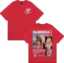 Sabrina Carpenter Short N' Sweet Tour 2026 Cover T Shirt Men Women Casual Cotton Short Sleeve T-shirts Harajuku Aesthetic Tshirt 4XL