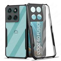 Case for Motorola Signature Edge 70 Fusion Edge70 Ultra Transparent Stand Magnetic Back Cover For MOTO Edge 70 Fusion+ Funda For edge70 Fusion juoda