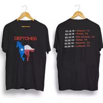 Deftones Texas Tour T-Shirt 2016 Crosses Team sleep Vintage Shirt XL